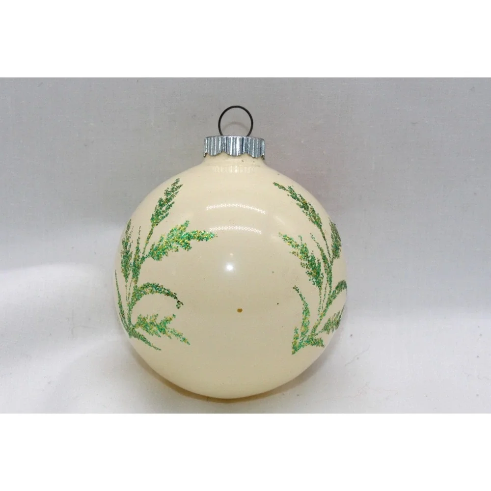 VTG MUSHROOM Glass Christmas Ornament‎ 2.5